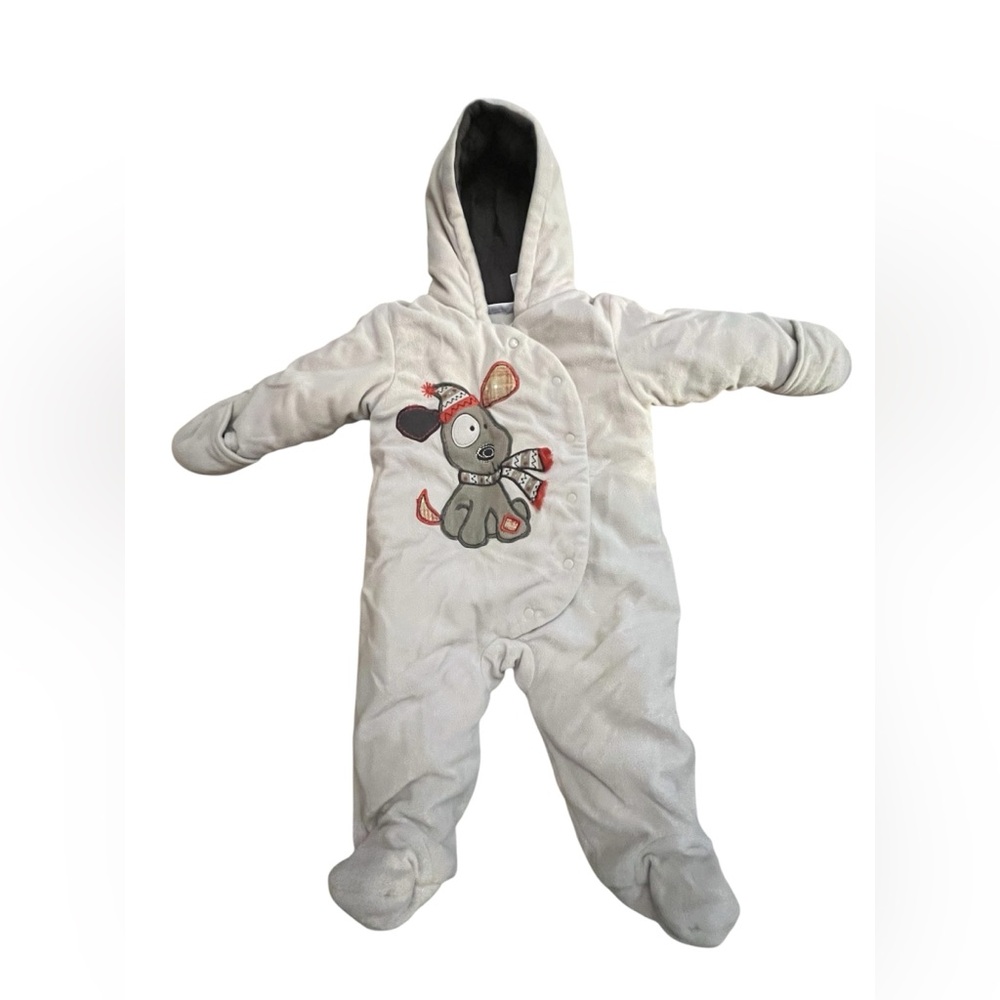 BabiesRUs Cream and Brown Baby Apparel